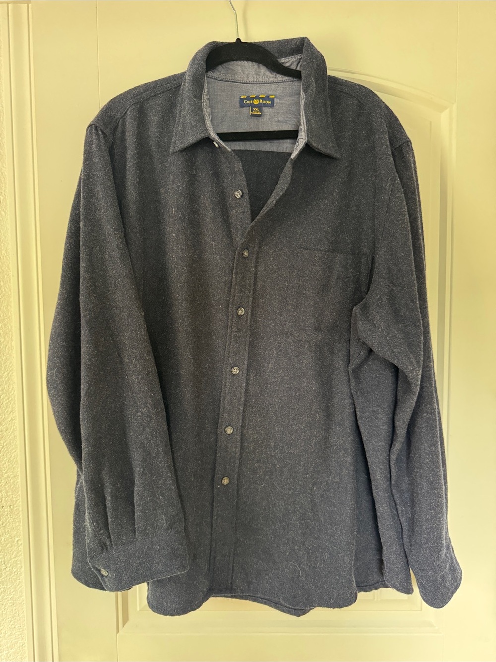 Men’s Club Room XXL wool blend shirt jacket button up